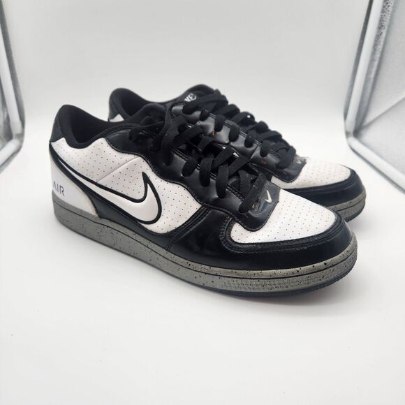 RARE Nike Air Indee White Black Patent Leather Sz 10  318488-113 - Picture 1 of 7